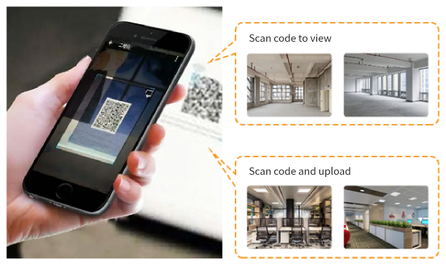 In the process of project renovation or new project initiation, the system supports panoramic image records of various points using panoramic cameras, allowing users to view the historical changes of these points on mobile devices at any time.